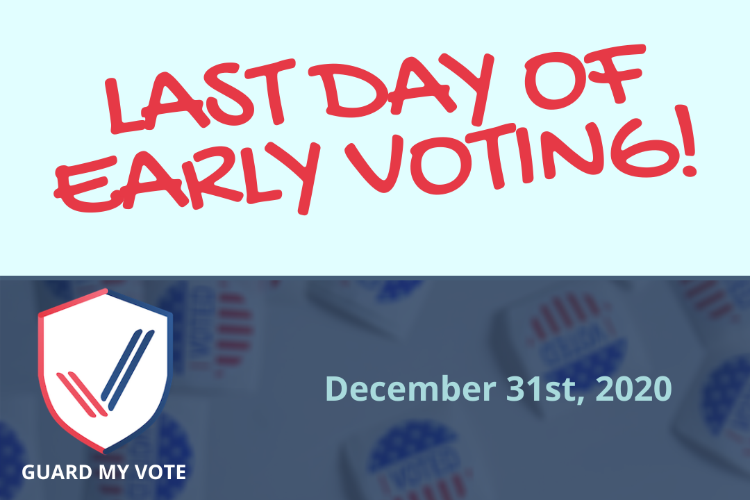 Last Day for Early Voting in the GA Senate Runoff Elections
